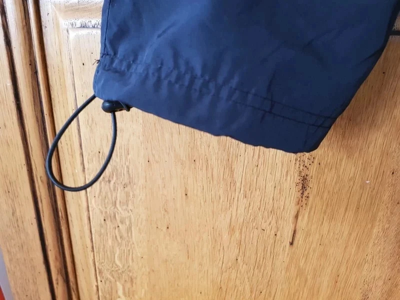 calças de fato de treino novas tamanho s 36/38 preto impermeável marca crivit – photo 2